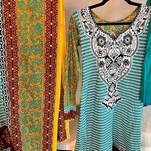 Pakistani Cotton Kurta and Trousers